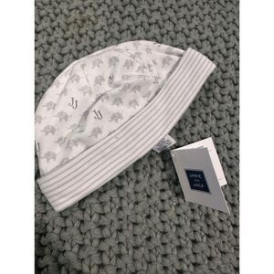 NWT Janie and jack beanie infant hat 6-12 months elephant stripe‎